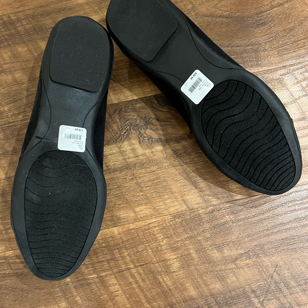 NWT Ortholite Black Ballet Flats from Catherine’s. Sz 11W - Picture 3 of 4
